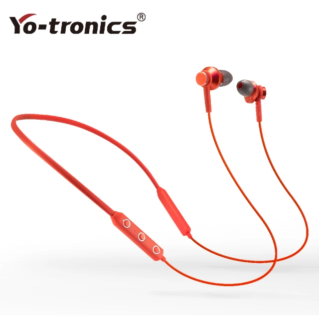 【Yo-tronics】磁吸防掉入耳式藍芽5.0無線耳機 紅色 NCC認證(YTH-WB1 RD)