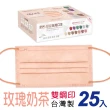 【普惠】莫蘭迪色系-成人平面醫用口罩(25片/盒)