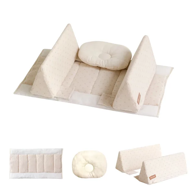 【Farska】防護型 貼身防翻枕床中床-有機棉(日本 尿布台 多用途 幼兒 成長椅 餐椅)