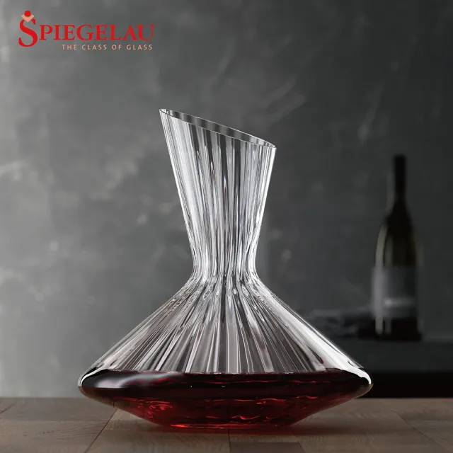 【德國Spiegelau】歐洲製LifeStyle水晶玻璃醒酒器/2900 ml+紅酒杯2入/630 ml彩盒組(尊爵品鑑款)
