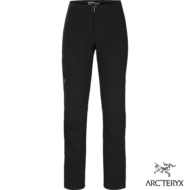 【Arcteryx 始祖鳥官方直營】女 Gamma LT 防風防潑水 軟殼長褲(黑)