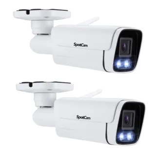 【spotcam】2入組 SpotCam BCW1 免主機硬碟 全彩聚光燈防水槍機(槍機 監控攝影機 雲端 視訊監控)
