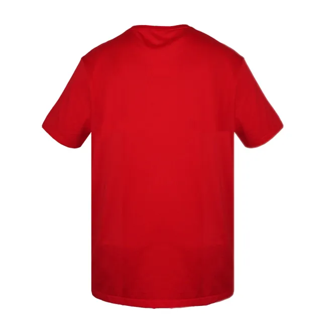 【RALPH LAUREN】POLO色塊印花圓領短袖T恤(紅)