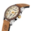 【Timberland】美式潮流FERNDALE系列皮帶腕錶45mm(TDWGB2103401)