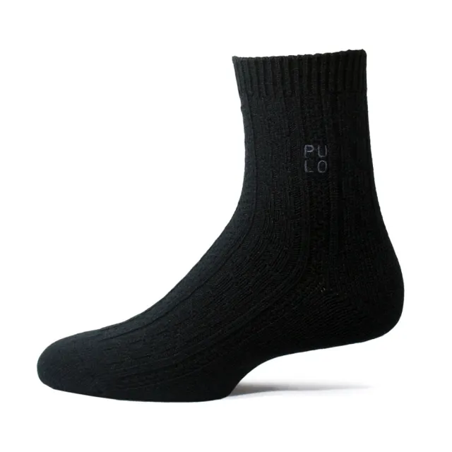 【PULO】暖纖淨顏來運轉發熱保暖襪(保暖升溫襪/科技羊毛襪/抑菌發熱襪)