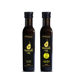【壽滿趣- Bostock】紐西蘭頂級冷壓初榨酪梨油1+檸檬風味酪梨油1(250ml x2)