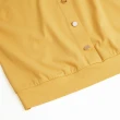 【ILEY 伊蕾】氣質排扣造型門襟裝飾V領棉質上衣1222081207(黃)