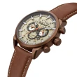 【Timberland】美式潮流兩地時間皮帶腕錶46mm(TDWGF2100604)