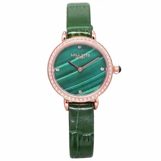 【LOLA ROSE】LOLA ROSE 英式LONDON的美感時尚優質腕錶-祖母綠-LR2196