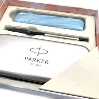 【PARKER】派克 新Vector威雅XL 2022限量櫻花藍鋼筆卡水皮套禮盒組