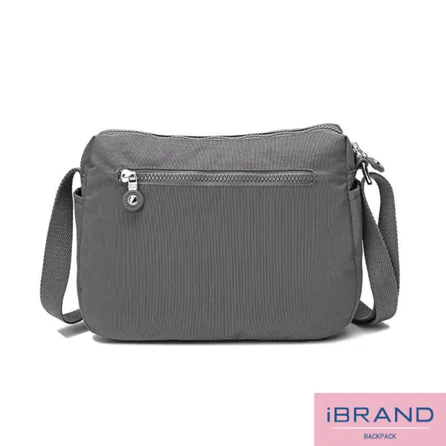 【iBrand】雙11 輕盈防潑水多收納斜側背包(防水包 多色任選)