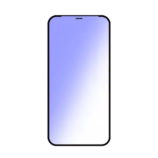 【o-one】APPLE iPhone 12 Pro Max 6.7吋 藍光系列 滿版蝕刻防塵玻璃手機保護貼