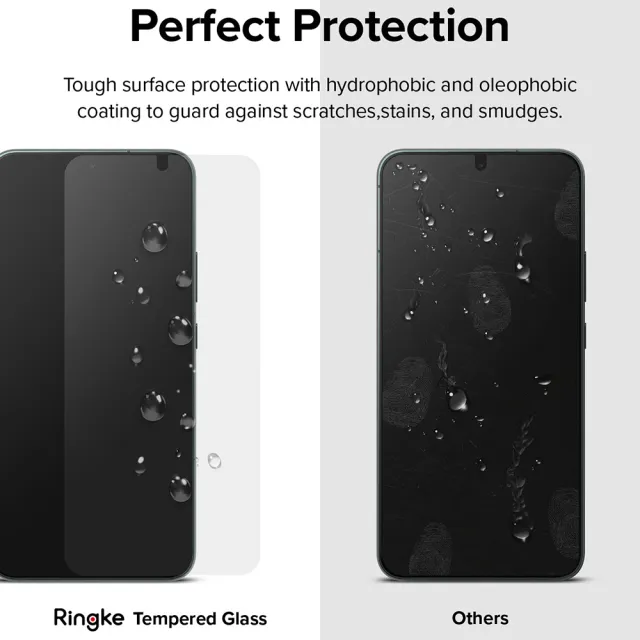 【Ringke】三星 Galaxy S22 / S22 Plus Tempered Glass 鋼化玻璃螢幕保護貼(Rearth 保護貼－2入)