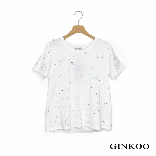 【GINKOO 俊克】銀合點點星T-shirt