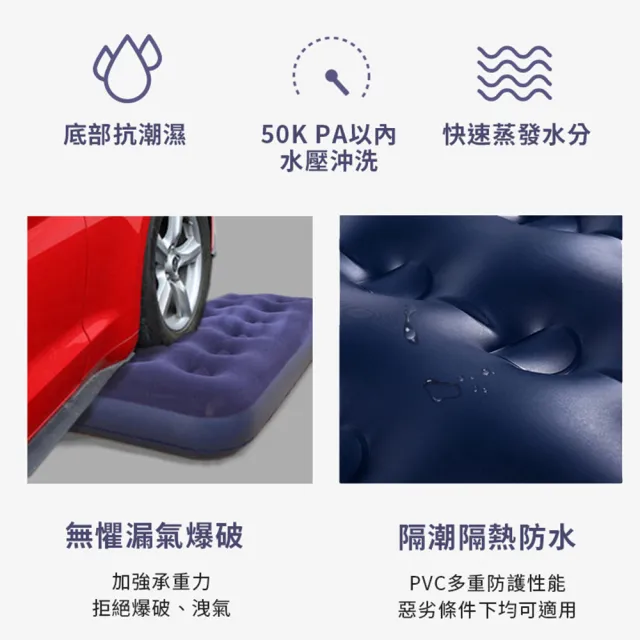 【DREAMCATCHER】單人加大充氣床墊 贈電動充氣幫浦(氣墊床 防潮墊 外宿露營登山床墊)