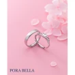 【Porabella】925純銀鋯石對戒-皇冠  情侶對戒 ring