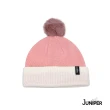 【Juniper 朱尼博】MIT台灣製造 雙層加厚保暖撞色針織毛線帽 親子 兒童款(毛帽/保暖帽/針織帽/可拆毛球)