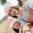 【Juniper 朱尼博】MIT台灣製造 雙層加厚保暖撞色針織毛線帽 親子 兒童款(毛帽/保暖帽/針織帽/可拆毛球)
