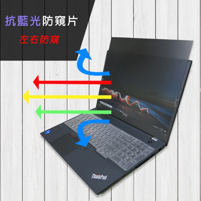 Ezstick Lenovo ThinkPad T15 Gen2 筆電用 防藍光 防窺片(左右防窺)