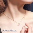 【Porabella】Porabella925純銀鋯石項鍊心箭亮彩奪目(純銀鍊 純銀項鍊 Necklace)