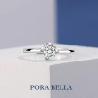 【Porabella】925純銀鋯石戒指 簡單 俐落 大方 永久閃亮動人 婚宴 派對 閃閃動人 可調開口式銀戒Rings