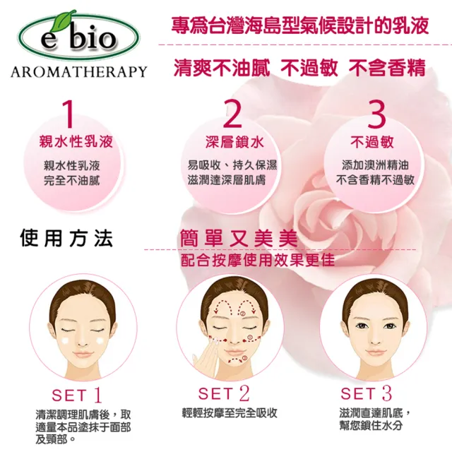【ebio 伊比歐】檜木芬多精精油保溼乳液-臉&身體(200ml)