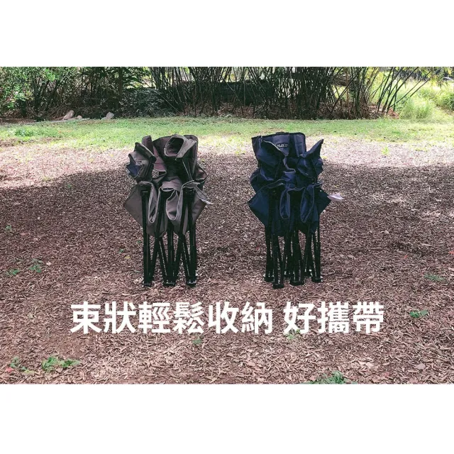 【NUIT 努特】LOVE樂芙低腳雙人椅 海系藍 雙人沙發 對對椅 摺疊椅 折合椅 折疊 小車廂 耐重160KG(NTC95SB)