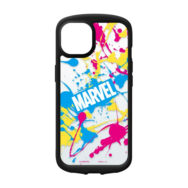 【iJacket】iPhone 13/13 Pro/13 Mini/13 Pro Max Marvel軍規9H玻璃手機殼(漫威Logo)