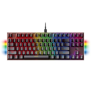 【FANTECH】MAXFIT87 80%RGB機械式鍵盤(黑色英文版)
