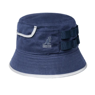 【KANGOL】WAXED UTILITY 漁夫帽(深藍色)