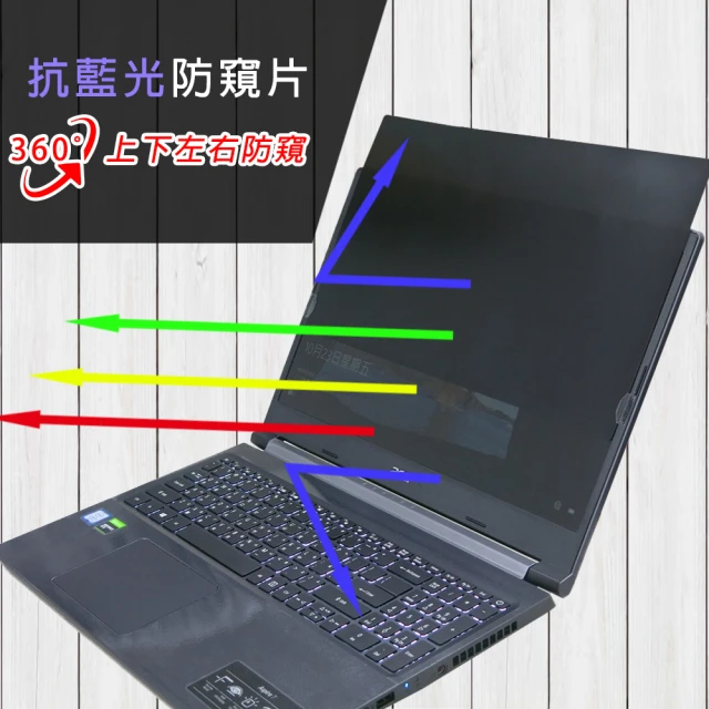 Ezstick ACER Aspire 7 A715-42G 筆電用 防藍光 防眩光 360° 防窺片(上下左右防窺)