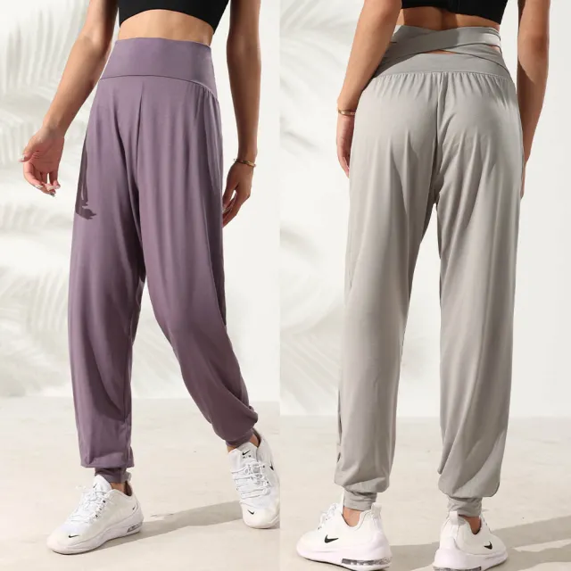【Amhome】後背交叉運動高腰瑜伽快幹跑步健身褲#111970現貨+預購(6色)