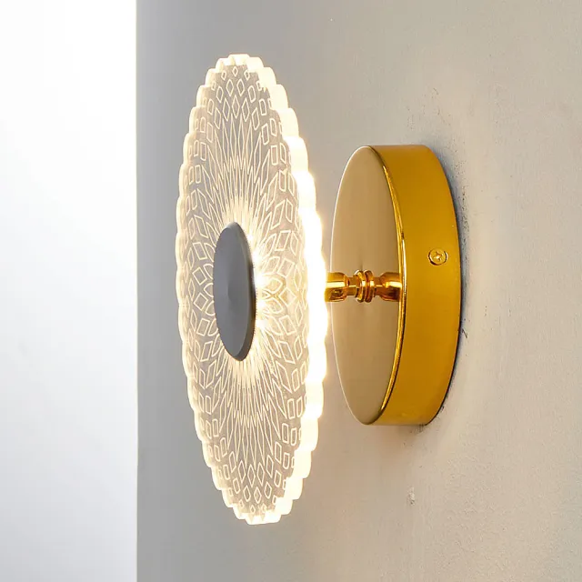 【Honey Comb】方格紋LED6W簡約現代創意壁燈(V2075)