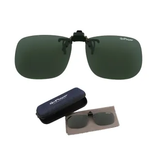 【GoPlayer】偏光太陽眼鏡夾片(寶麗來太陽眼鏡夾片 偏光抗UV 夾眼鏡式)