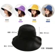 【樂適多】雙色雙面可配戴遮陽帽(防曬帽 漁夫帽 附防風繩 SGC2l)