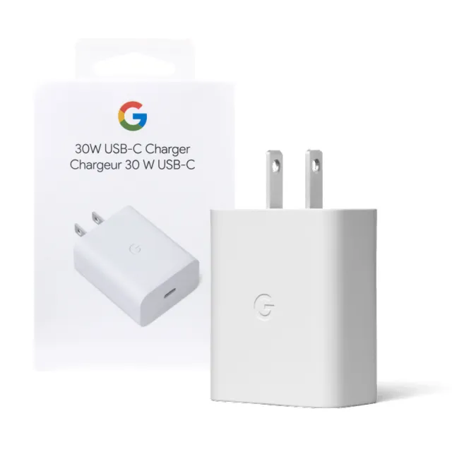 【Google】30W USB-C 原廠充電器 - 白(台灣公司貨)
