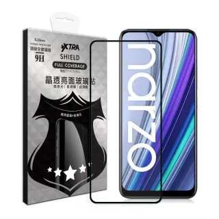 【VXTRA】realme narzo 30A 全膠貼合 滿版疏水疏油9H鋼化頂級玻璃膜-黑