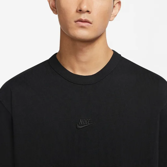 NIKE 耐吉】短袖NSW Premium Essentials Tee 男版黑短T 小LOGO(DO7393