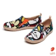 【uin】西班牙原創設計 男鞋 夢幻花園彩繪休閒鞋M1010008(彩繪)