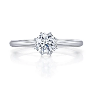 【點睛品】Infini Love Diamond IGI 30分 純淨光環 鉑金鑽石戒指