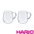 【HARIO】圓型玻璃馬克對杯(RDM-1824)