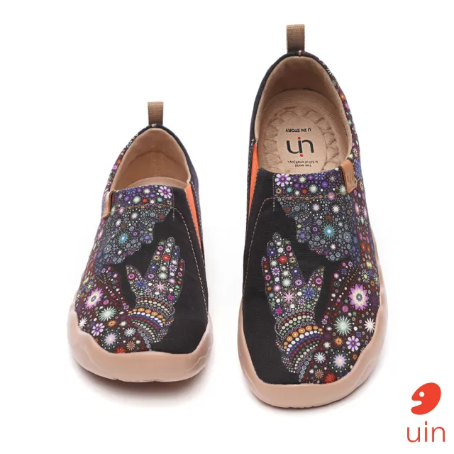 【uin】西班牙原創設計 男鞋 許願彩繪休閒鞋M0101193(彩繪)