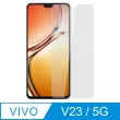 【Ayss】vivo V23 5G/6.44吋 超好貼鋼化玻璃保護貼(滿膠平面透明內縮/9H/疏水疏油)