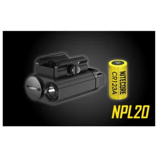 【NITECORE】錸特光電 NPL20 戰術點亮 460流明 76米射程(戰術槍燈 快裝快拆 使用1顆 CR123A電池)