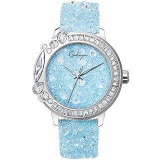 【Galtiscopio 迦堤】璀璨星鑽系列寶寶藍手錶-40mm(AU2SS001SBULS)