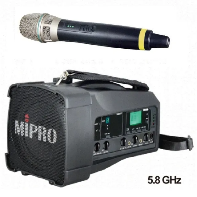 【MIPRO】最新三代肩掛式5G藍芽無線喊話器(MA-100代替MA-100SB)