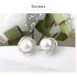 【GIUMKA】珍珠耳環．交換禮物．花朵．夾式
