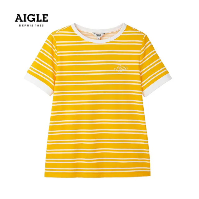 【AIGLE】女 抗UV短袖T恤AG-1P267 三色(女裝 抗UVT恤 短袖T恤)