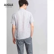 【AIGLE】男 快乾短袖襯衫(AG-1PJ13A110 灰色)