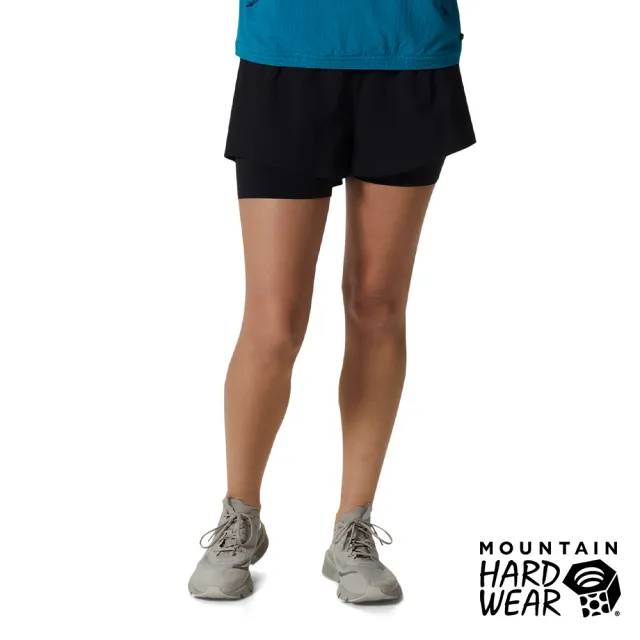 【Mountain Hardwear】Sunshadow 2in1 Short Women 防曬透氣運動短褲 女款 黑色 #1982761